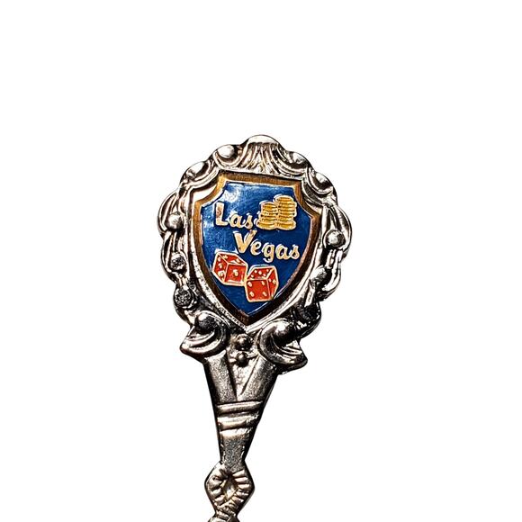 Las Vegas Nevada Collectors Spoon 4.25" Union Japan - Picture 3 of 8